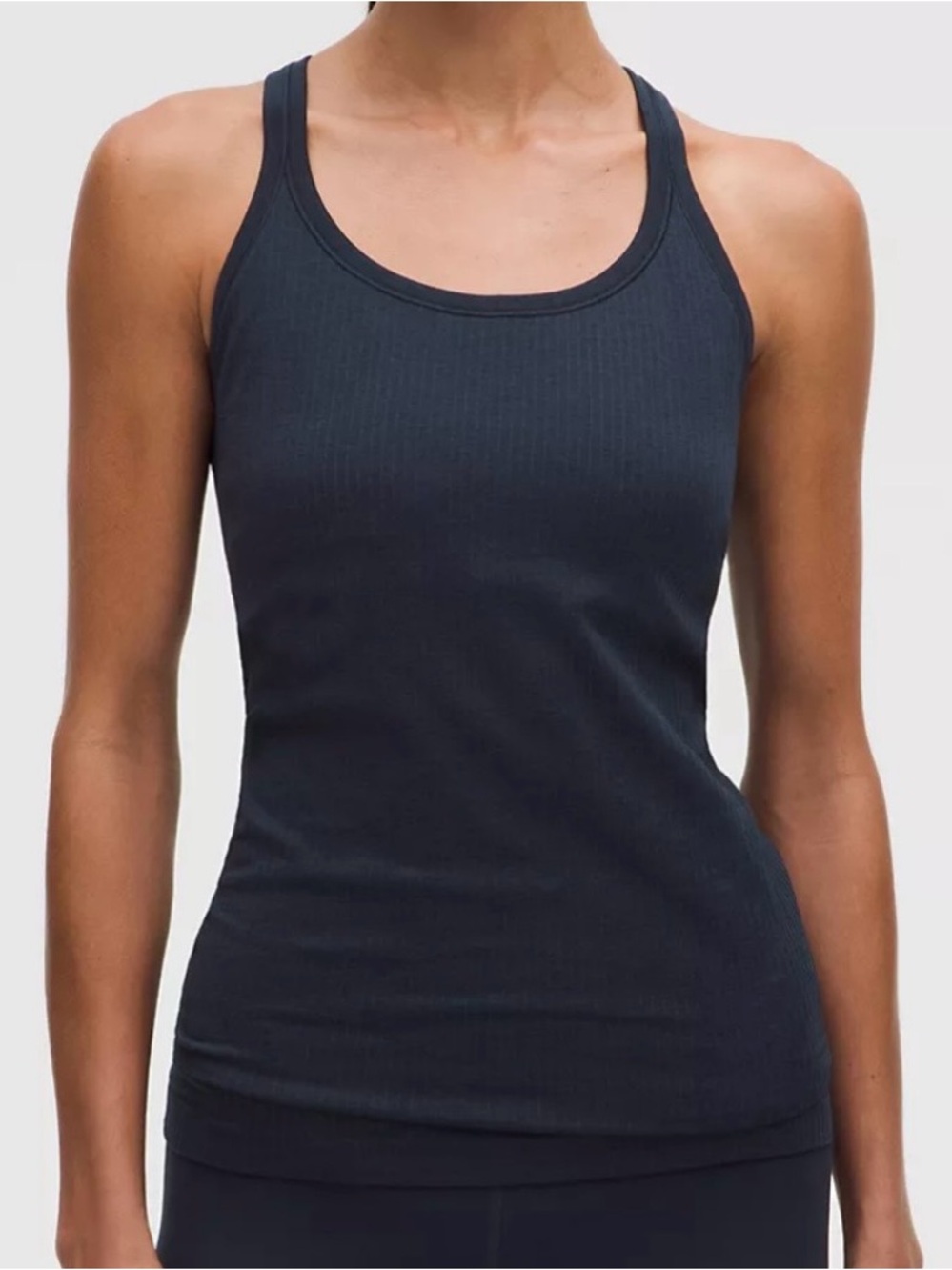 lululemon athletica Ebb to Street Classic tank in navy, size 6